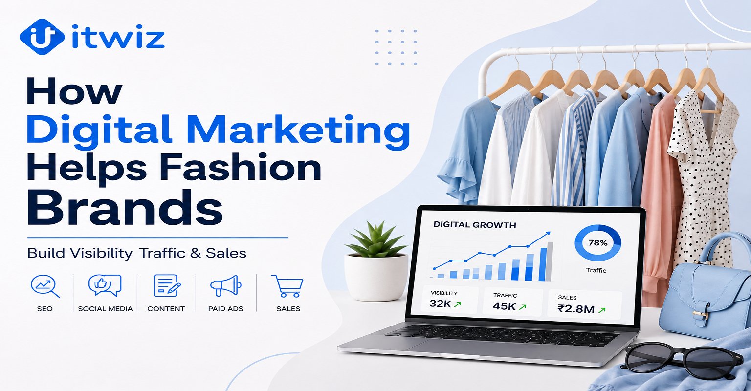 How Digital Marketing Helps Fashion Brands Build Visibility, Traffic & Sales